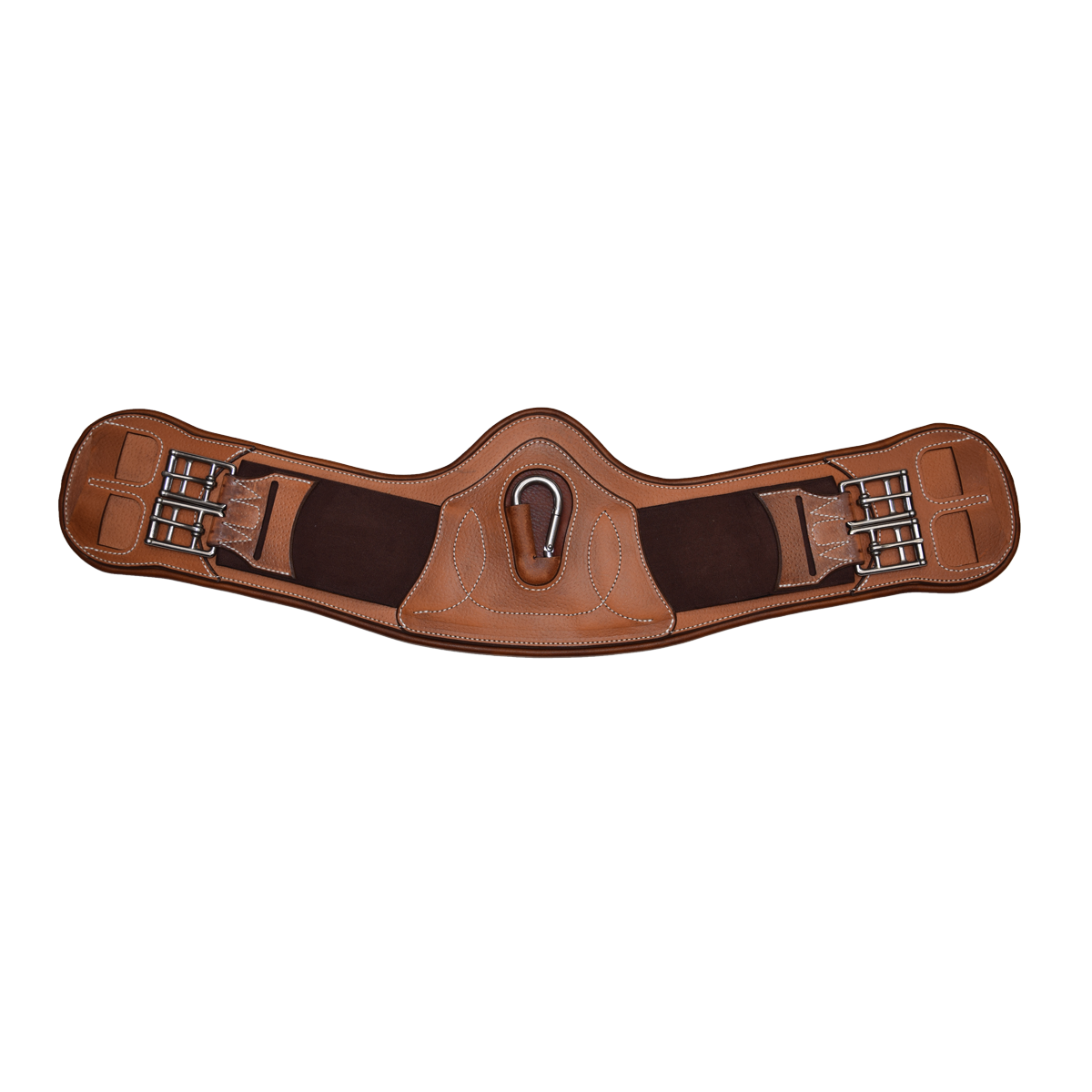 Curved comfort dressage girth